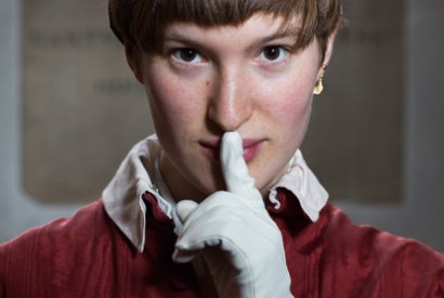 Gender bender: Sophie Crawford as Pope Joan