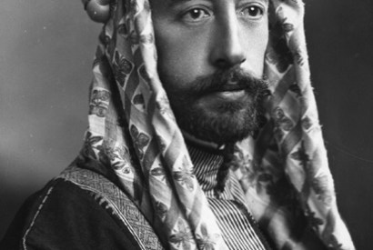 Faisal’s dark, liquid eyes and distinguished bearing caused a sensation at the Paris Peace Conference
