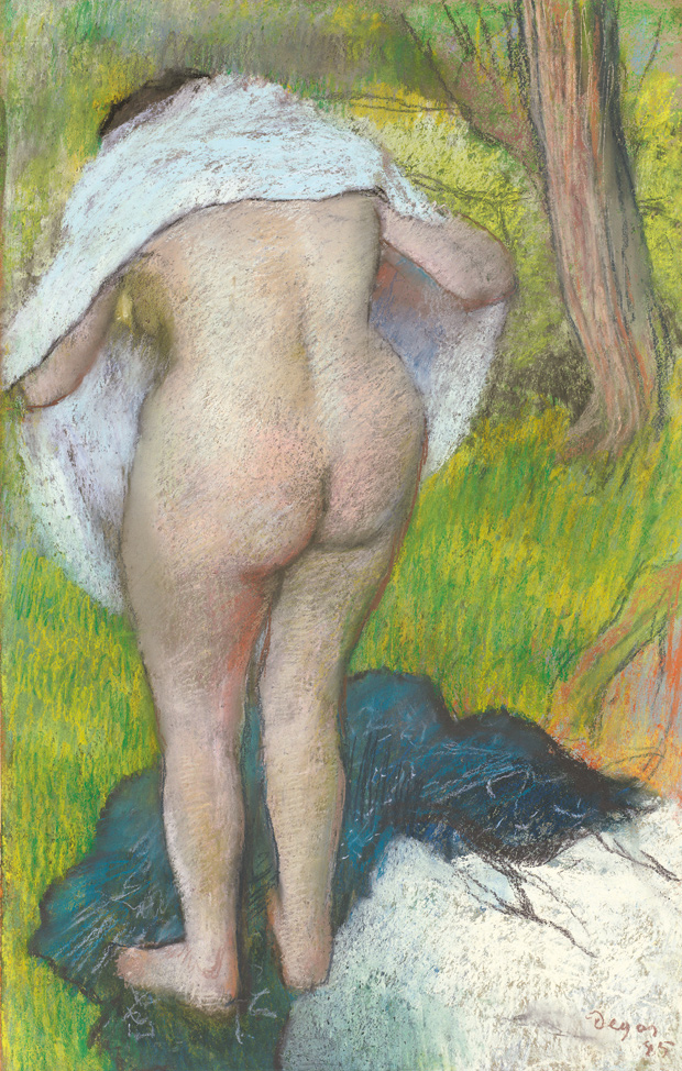 Edgar Degas - 'Girl Drying Herself', 1885