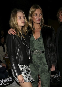 Topshop Unique: Front Row - London Fashion Week AW14