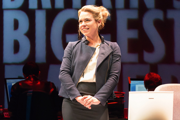 Billie Piper as Paige Britain: gorgeous, stony-hearted news psycho