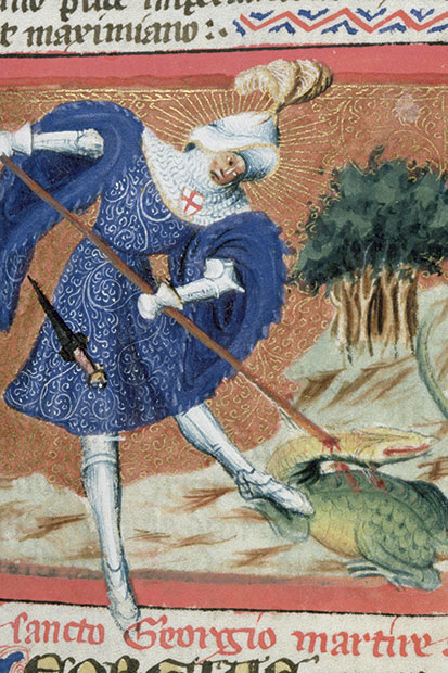 St George as depicted in The Golden Legend