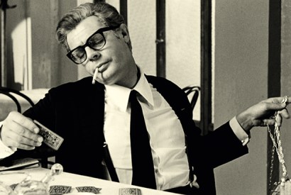 Italy’s highest-paid heart-throb, Mastroianni as Guido Anselmi, a film director in ‘creative limbo’