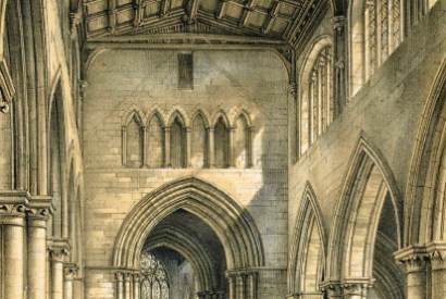 The nave of St Mary’s, Stafford, restored by George Gilbert Scott