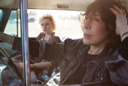 Julia Garner and Lily Tomlin in ‘Grandma’
