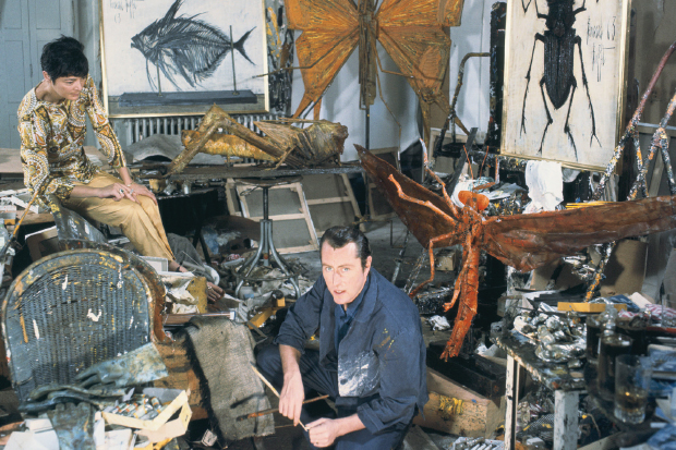 Junk artist Bernard Buffet in his château