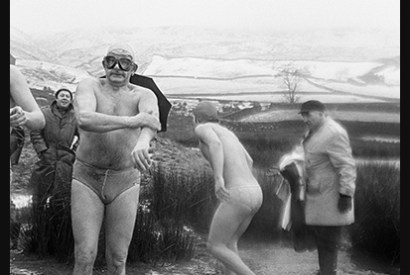 ‘GB. England. West Yorkshire. Todmorden. Lee Dam Swim. 1977’ by Martin Parr