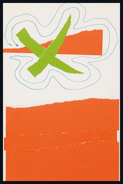 ‘Collage 1 1968’, 1968, by Barry Flanagan