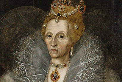 Not-so-Gloriana: Queen Elizabeth I in her early sixties. (Studio of Marcus Gheerarts the Younger, c. 1596)