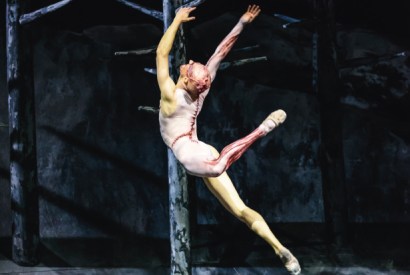 Vile body: Steven McRae as the Creature in ‘Frankenstein’