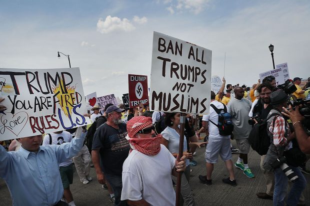 Protestors Rally Outside Republican National Convention In Cleveland