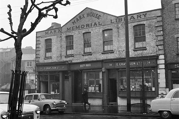 The library photographed in 1958