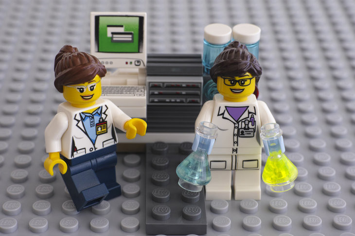 Scientists at work 