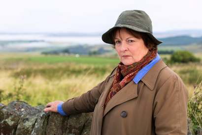Brenda Blethyn as DCI Vera Stanhope 'wearing the kind of hat not seen since the glory days of All Creatures Great and Small'