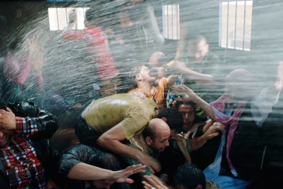 Tanked up: prisoners in an Egyptian police van in Mohamed Diab’s ‘Clash’