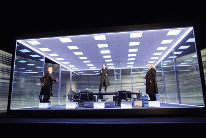 Family fortunes: Ben Miles, Adam Godley and Simon Russell Beale in The Lehman Trilogy