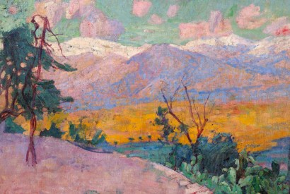 John Russell. The terraces at Monte Cassino c1889 Private collection, courtesy Nevill Keating Pictures, London, on loan to the National Gallery, London.