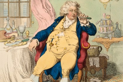 ‘A Voluptuary under the horrors of Digestion’, 1792, by James Gillray