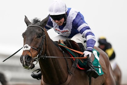 Bryony Frost riding Frodon to win the BetBright Trial Cotswold Chase at Cheltenham Credit: Photo by Alan Crowhurst/Getty Images