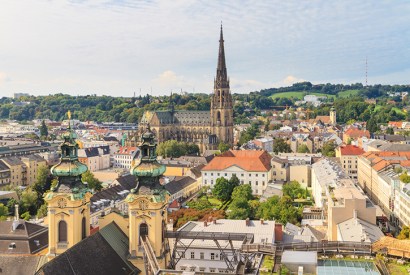The Linz skyline