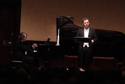 Christian Gerhaher and Gerold Huber at the piano in their 2016 Wigmore Hall recital. Photo: Amy T. Zielinski / Redferns