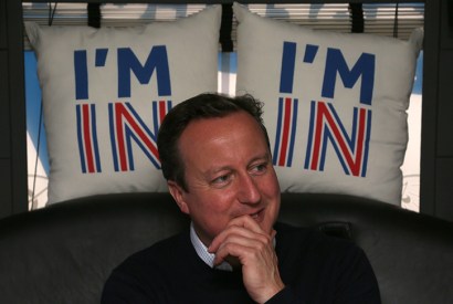 David Cameron campaigning on the day before the June 2016 referendum (Getty)