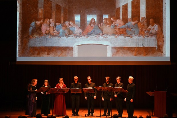 Musical shapeshifters: I Faglioni performing Leonardo: Shaping the Invisible at Milton Court Concert Hall Credit: Mark Allan/Barbican