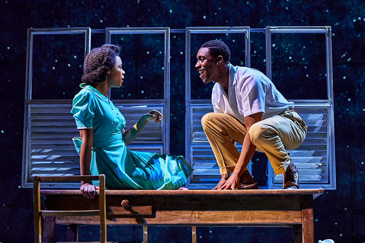 Leah Harvey as Hortense and C.J. Beckford as Michael Roberts in Small Island at the National Theatre Credit: Brinkhoff-Moegenburg