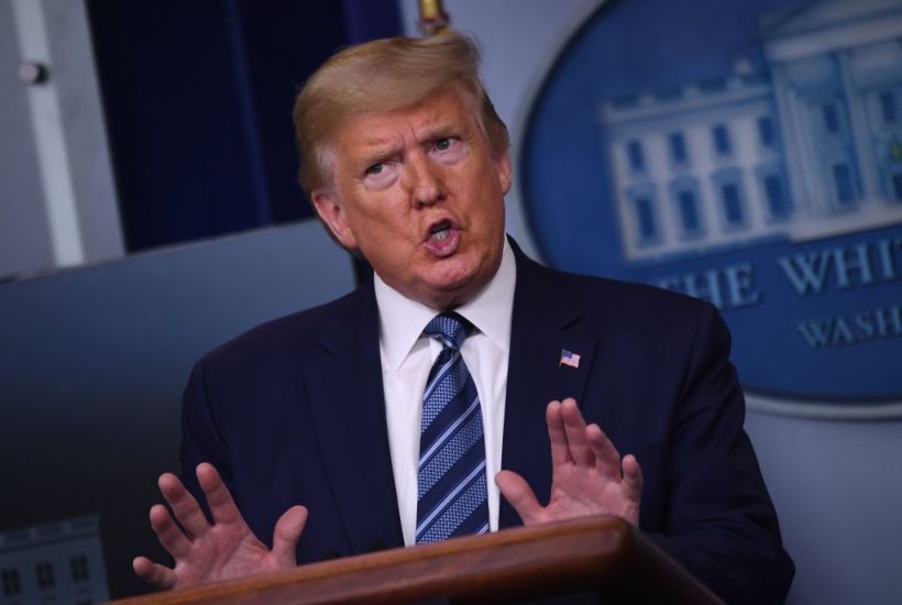 corona trump