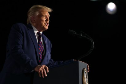 donald trump race