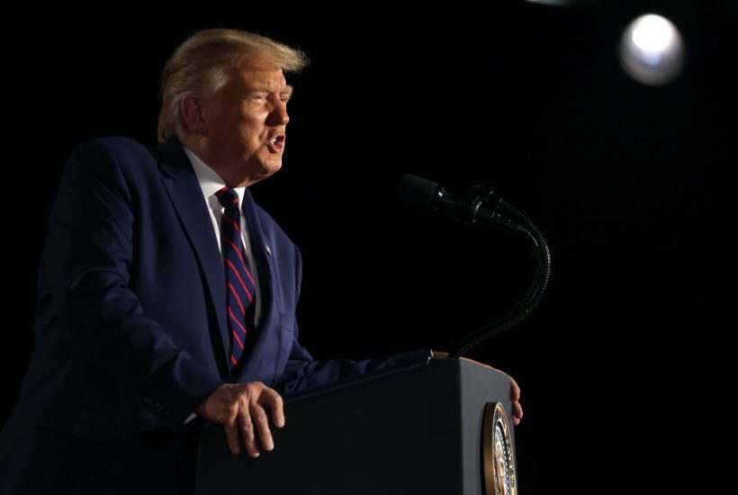 donald trump race
